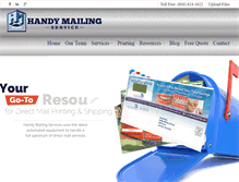 Tablet Screenshot of handymailing.com